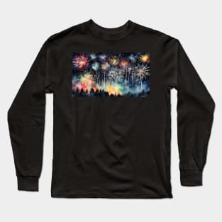 New Years in the Woods Long Sleeve T-Shirt
